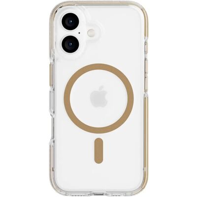 Tech21 iPhone 16 MagSafe Gold - Transparent Handyhülle Tech21 iPhone 16 MagSafe Gold - Transparent Handyhülle