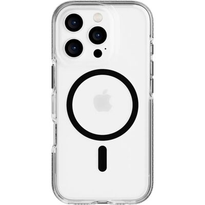 Tech21 EvoCrystal MagSafe iPhone 16 Pro - Musta Tech21 EvoCrystal MagSafe iPhone 16 Pro - Musta
