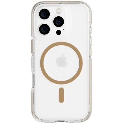 Tech21 EvoCrystal Handyhülle für iPhone 16 Pro - MagSafe, Gold Tech21 EvoCrystal Handyhülle für iPhone 16 Pro - MagSafe, Gold