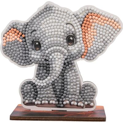 Crystal Art Animal Buddies Elefanten Bastelset - Bildung & Stressabbau Crystal Art Animal Buddies Elefanten Bastelset - Bildung & Stressabbau