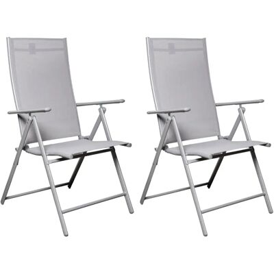 Samuel Alexander Grey Outdoor Garden Patio Reclining Chairs - Garden Chair Samuel Alexander Grey Outdoor Garden Patio Reclining Chairs - Garden Chair