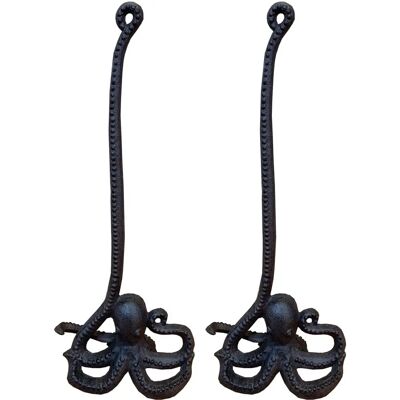 Selections Octopus Loo Roll Holder - Cast Iron - 2 Selections Octopus Loo Roll Holder - Cast Iron - 2