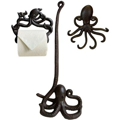 Selections - Cast Iron Octopus - Wall Dispenser - Bathroom Hardware Selections - Cast Iron Octopus - Wall Dispenser - Bathroom Hardware