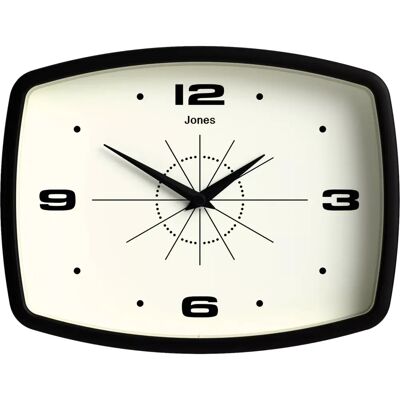 Jones Clocks - Movie - Clear Blue - 25cm - Clock Jones Clocks - Movie - Clear Blue - 25cm - Clock