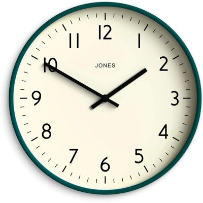 Jones Clocks Jam Green 30cm - Wall Clock Jones Clocks Jam Green 30cm - Wall Clock