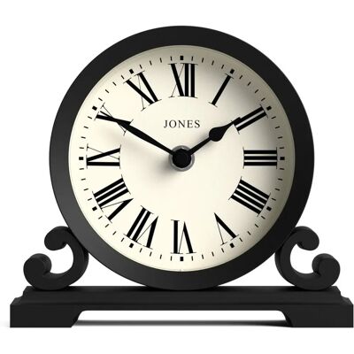 Jones Clocks - Saloon - Black - Mantel Clock Jones Clocks - Saloon - Black - Mantel Clock