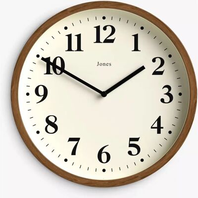 Jones Clocks - Lodge - 25cm - Natural - Wall Clock Jones Clocks - Lodge - 25cm - Natural - Wall Clock