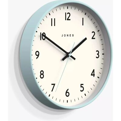 Jones Clocks Jam - 30cm - Clear blue - Analogue wall clock Jones Clocks Jam - 30cm - Clear blue - Analogue wall clock