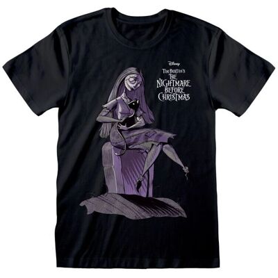 Disney Sally Gothic Nightmare T-skjorte - Unisex Sort Large Disney Sally Gothic Nightmare T-skjorte - Unisex Sort Large