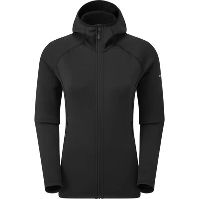 Montane Fury Hoodie - Snug fit, Full zip, Black - Hoodie Montane Fury Hoodie - Snug fit, Full zip, Black - Hoodie