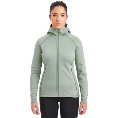 Montane Fury Hoodie - Pale Sage - Eng anliegend - Technische Fleece-Jacke Montane Fury Hoodie - Pale Sage - Eng anliegend - Technische Fleece-Jacke