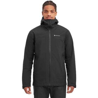 Montane Herren Solution Wasserdichte Jacke - Schwarz - XL - Jacke Montane Herren Solution Wasserdichte Jacke - Schwarz - XL - Jacke
