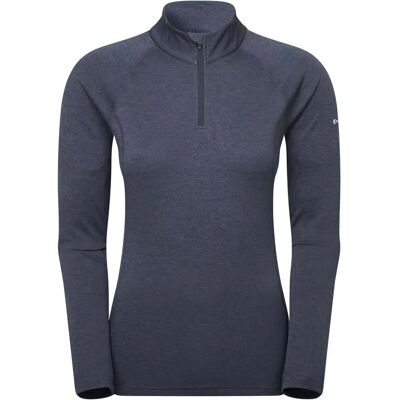 Montane Dart Zip Neck - Blu Eclissi - Maglietta Montane Dart Zip Neck - Blu Eclissi - Maglietta