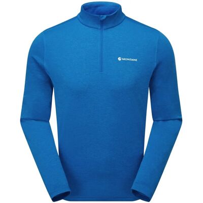 Montane Mens Dart Zip Neck - Neptune Blue - S - Base Layer Montane Mens Dart Zip Neck - Neptune Blue - S - Base Layer