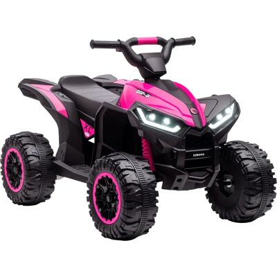 HOMCOM Kids Pink 12V Quad Bike - Ride-On ATV for 3-5 Years HOMCOM Kids Pink 12V Quad Bike - Ride-On ATV for 3-5 Years