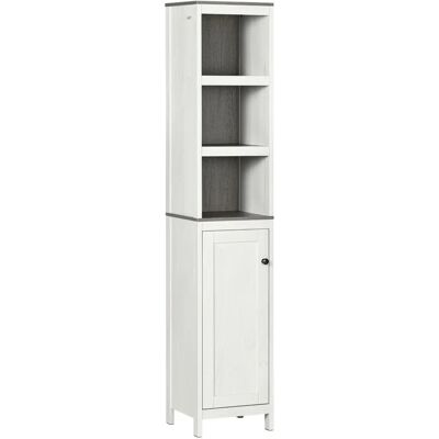 Kleankin Tall Bathroom Storage Cabinet White - Bathroom Storage Cabinet Kleankin Tall Bathroom Storage Cabinet White - Bathroom Storage Cabinet