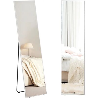 HOMCOM Full Length Mirror Silver Frame - Full Length Mirror HOMCOM Full Length Mirror Silver Frame - Full Length Mirror