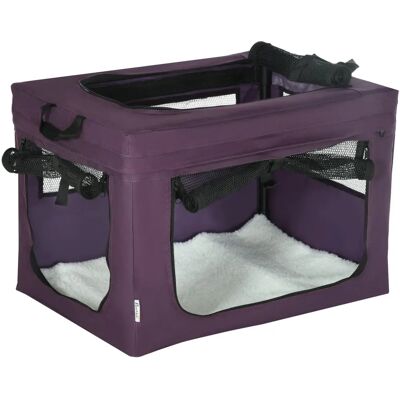 PawHut Pet Carrier - Portable, Soft-Side, with Cushion, for Miniature Dogs PawHut Pet Carrier - Portable, Soft-Side, with Cushion, for Miniature Dogs