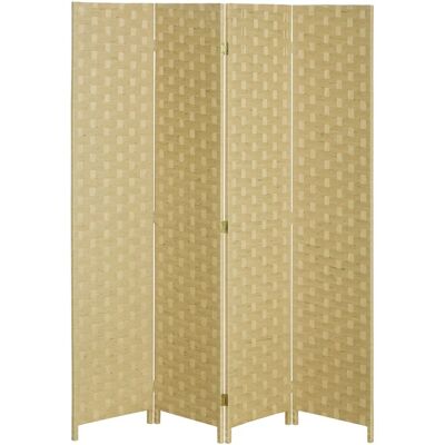 HOMCOM 4 Panel Folding Room Dividers - Room Divider HOMCOM 4 Panel Folding Room Dividers - Room Divider