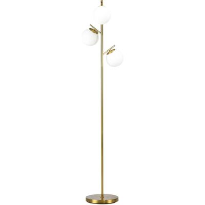 HOMCOM Modern Floor Lamp with 3 Lights - Floor Lamp HOMCOM Modern Floor Lamp with 3 Lights - Floor Lamp