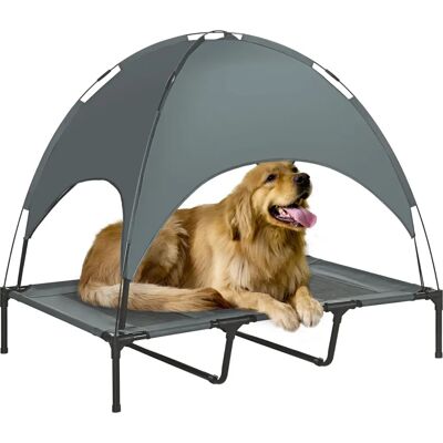 PawHut Elevated Pet Bed Dog Cot Tent with Canopy XL - Pet Bed PawHut Elevated Pet Bed Dog Cot Tent with Canopy XL - Pet Bed