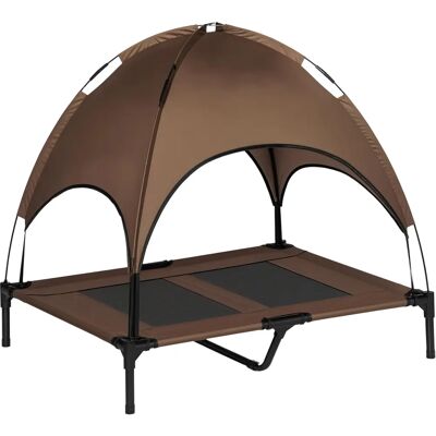 PawHut - 92cm Elevated Dog Bed - Coffee - Dog Bed PawHut - 92cm Elevated Dog Bed - Coffee - Dog Bed