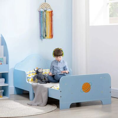 ZONEKIZ Toddler Bed - Space-themed Patterns for Boys and Girls - 3-6 Years ZONEKIZ Toddler Bed - Space-themed Patterns for Boys and Girls - 3-6 Years