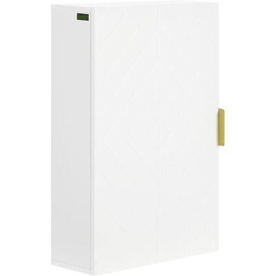 Kleankin White Wall Mounted Bathroom Cabinet - Bathroom Storage Kleankin White Wall Mounted Bathroom Cabinet - Bathroom Storage