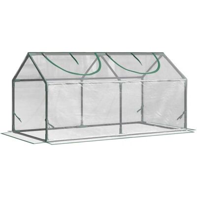 Outsunny Mini Greenhouse Portable Flower Planter Tomato Vegetable House - Mini Greenhouse Outsunny Mini Greenhouse Portable Flower Planter Tomato Vegetable House - Mini Greenhouse
