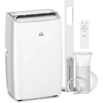 HomCom 12,000 BTU Dehumidifier Cooling Fan for Room up to 25m² w/ Remote LED Display Window Mount Kit White Aosom UK HomCom 12,000 BTU Dehumidifier Cooling Fan for Room up to 25m² w/ Remote LED Display Window Mount Kit White Aosom UK