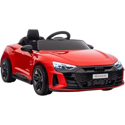 HOMCOM Audi RS e-tron GT Licensed 12V Kids Electric Ride on W/ Remote, Red - Kids Electric Ride-On Car HOMCOM Audi RS e-tron GT Licensed 12V Kids Electric Ride on W/ Remote, Red - Kids Electric Ride-On Car