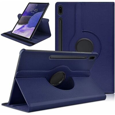 TFO Samsung Galaxy Tab S9+ / S9 FE+ Kotelo - 360° Pyörivä Tummansininen TFO Samsung Galaxy Tab S9+ / S9 FE+ Kotelo - 360° Pyörivä Tummansininen