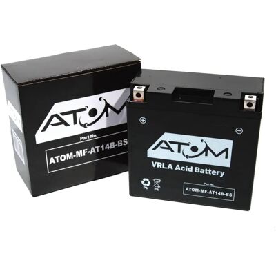 Atom Yt14b-Bs Motorcycle Battery - 12V for Yamaha Xvs 1100 Drag Star Atom Yt14b-Bs Motorcycle Battery - 12V for Yamaha Xvs 1100 Drag Star