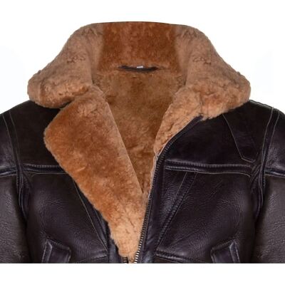 Infinity Leather WWII Womens RAF Brown Ginger Sheepskin Aviator Flying Leather Jacket - Leather Aviator Jacket Infinity Leather WWII Womens RAF Brown Ginger Sheepskin Aviator Flying Leather Jacket - Leather Aviator Jacket