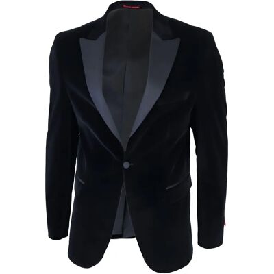 Truclothing Herren-Smoking-Anzug-Blazer aus Samt Schwarz 44 Truclothing Herren-Smoking-Anzug-Blazer aus Samt Schwarz 44