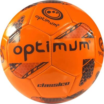 Ballon de football Optimum Classico - Orange / Jaune / 3 - Publicité Ballon de football Optimum Classico - Orange / Jaune / 3 - Publicité