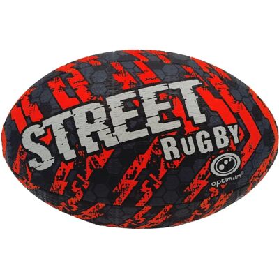 Optimum Modèle 3 Ballon de Rugby de Rue Noir/Orange - Ballon de Rugby - Publicité Optimum Modèle 3 Ballon de Rugby de Rue Noir/Orange - Ballon de Rugby - Publicité