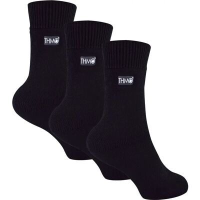 THMO Kids Thermal Socks - 3 Pairs, Cushioned, Warm, Multiple Colors THMO Kids Thermal Socks - 3 Pairs, Cushioned, Warm, Multiple Colors