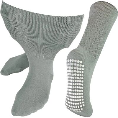 Dr.Socks Extra Wide Oedema Socks - Breathable Bamboo - Non Slip Grips Dr.Socks Extra Wide Oedema Socks - Breathable Bamboo - Non Slip Grips