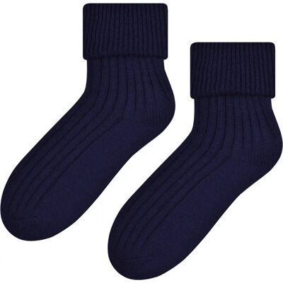 Steven Wool Bed Socks Navy - Wool Bed Socks for Women Steven Wool Bed Socks Navy - Wool Bed Socks for Women
