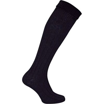 Sock Snob Wool Kilt Socks - Black - Knee High Sock Snob Wool Kilt Socks - Black - Knee High