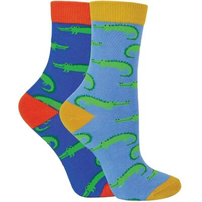 Miss Sparrow Mr Heron - Bamboo Animal Socks - 2 Pairs for Boys Miss Sparrow Mr Heron - Bamboo Animal Socks - 2 Pairs for Boys