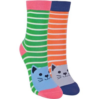Miss Sparrow Kids Socks - Cute Animal Pattern - 2-3Y Miss Sparrow Kids Socks - Cute Animal Pattern - 2-3Y
