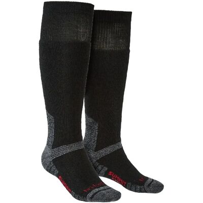 Bridgedale Outdoor Merino Wool Kniestocks voor Mannen - Zwart - Maat UK 6-8 Bridgedale Outdoor Merino Wool Kniestocks voor Mannen - Zwart - Maat UK 6-8