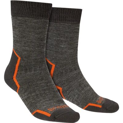 Bridgedale Dames Zware Merino Wol Sokken - Antraciet - Maat UK 6-8 Bridgedale Dames Zware Merino Wol Sokken - Antraciet - Maat UK 6-8
