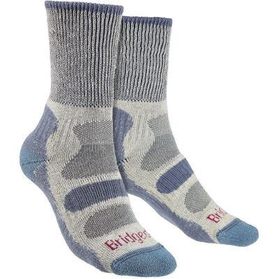 Bridgedale Damen Wandersocken Leicht Baumwolle Smoky Blue Größe 3-4.5 Bridgedale Damen Wandersocken Leicht Baumwolle Smoky Blue Größe 3-4.5