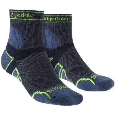 Bridgedale Herren Merino Wool Leichte Sportsocken - Blau - UK 6-8 Bridgedale Herren Merino Wool Leichte Sportsocken - Blau - UK 6-8