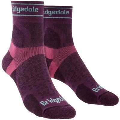 Bridgedale - Dames Ultralichte Merino Sokken - pruim - Paars - Maat 3-4.5 - Sokken Bridgedale - Dames Ultralichte Merino Sokken - pruim - Paars - Maat 3-4.5 - Sokken