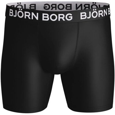 Björn Borg Heren Performance Boxershorts - 3 Stuks - Zwart Björn Borg Heren Performance Boxershorts - 3 Stuks - Zwart