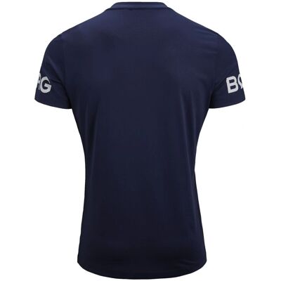 Bjorn Borg Heren Navy Hoogwaardige Prestatie T-Shirt - Korte Mouw Bjorn Borg Heren Navy Hoogwaardige Prestatie T-Shirt - Korte Mouw